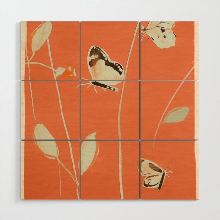 Butterflies 4 Wood Wall Art Gallery Image 1