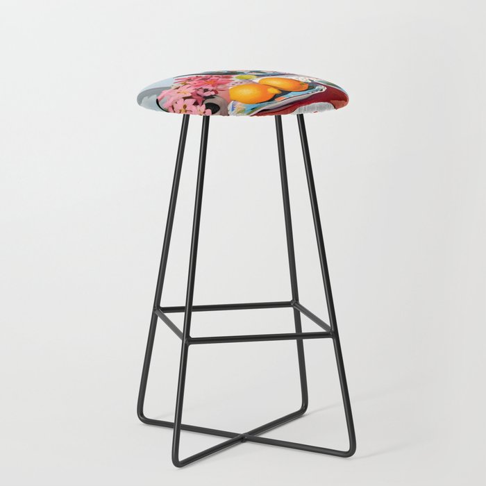 Earl Brown Tea Time, Tea Cups Supper High Tea, Slow Living Eclectic Whimsical Maximalist, Lemons Food Coffee Stool Gallery Image 1