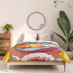 Earl Brown Tea Time, Tea Cups Supper High Tea, Slow Living Eclectic Whimsical Maximalist, Lemons Food Coffee Comforter Gallery Image 3