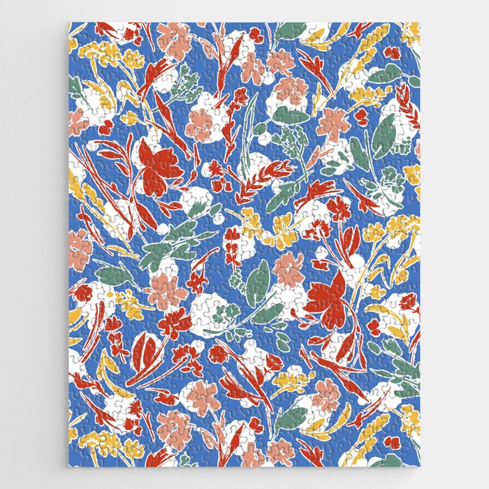Wild colorful flowery meadow B Jigsaw Puzzle Gallery Image 1