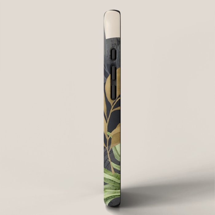 Abstract Art Tropical Leaves 101 iPhone Case Gallery Image 2