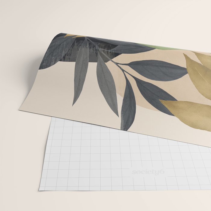 Abstract Art Tropical Leaves 101 Wrapping Paper Gallery Image 2
