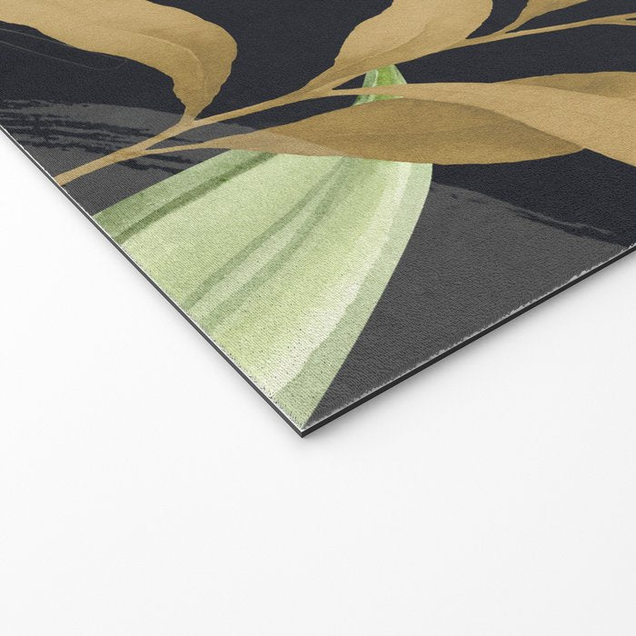 Abstract Art Tropical Leaves 101 Welcome Mat Gallery Image 2
