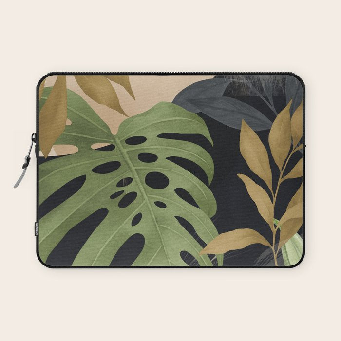 Abstract Art Tropical Leaves 101 Laptop Sleeve Gallery Image 1