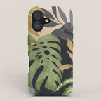 Abstract Art Tropical Leaves 101 iPhone Case Gallery Image 1