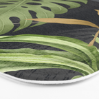 Abstract Art Tropical Leaves 101 Bath Mat Gallery Image 3
