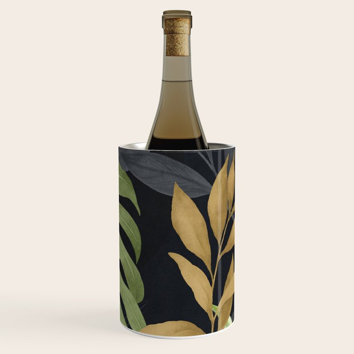 Abstract Art Tropical Leaves 101 Wine Chiller Gallery Image 3