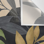 Abstract Art Tropical Leaves 101 Wall Tapestry Gallery Image 3