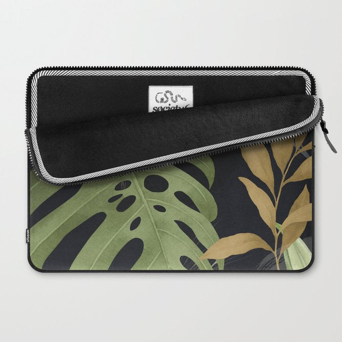 Abstract Art Tropical Leaves 101 Laptop Sleeve Gallery Image 2