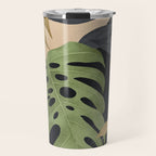 Abstract Art Tropical Leaves 101 Travel Mug Gallery Image 1