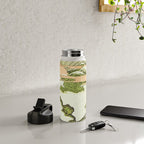 View of Mount Fuji at sunrise on New Year's Day by Isoda Koryusai Water Bottle Gallery Image 4