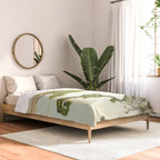 View of Mount Fuji at sunrise on New Year's Day by Isoda Koryusai Comforter Gallery Image 2