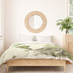 View of Mount Fuji at sunrise on New Year's Day by Isoda Koryusai Duvet Cover Gallery Image 3
