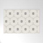 WILDFLOWER JASMIN GREY Welcome Mat Gallery Image 1