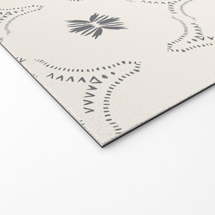WILDFLOWER JASMIN GREY Welcome Mat Gallery Image 2