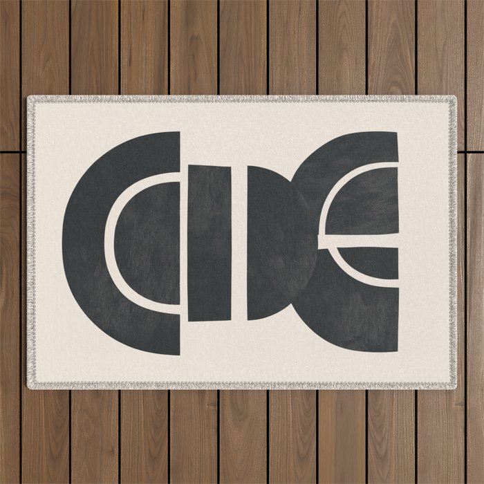 Geometric Rhythm 2 Outdoor Rug Gallery Image 1