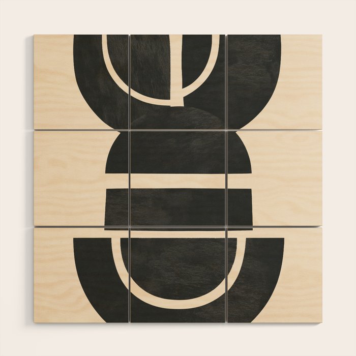 Geometric Rhythm 2 Wood Wall Art Gallery Image 1