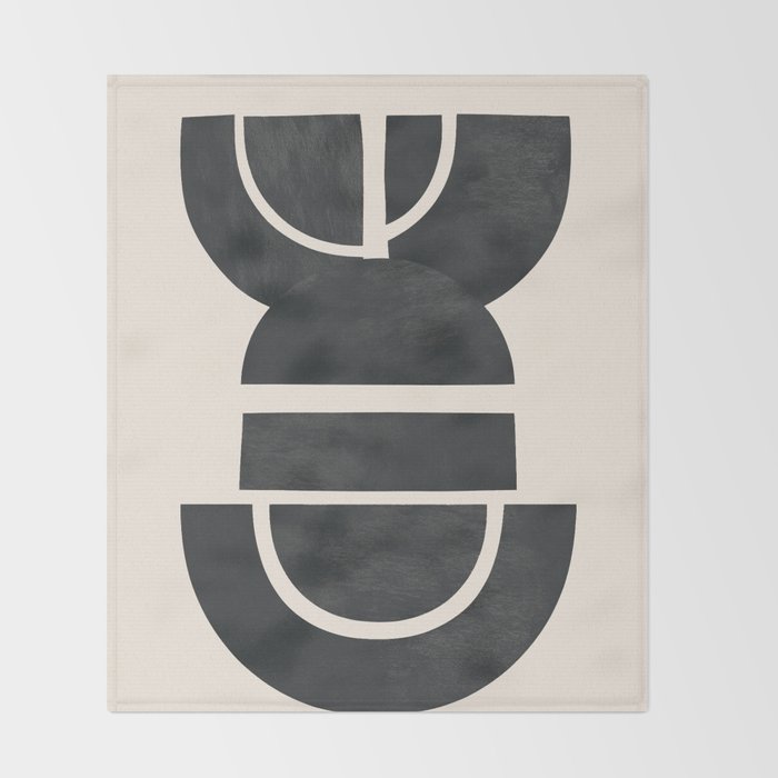 Geometric Rhythm 2 Throw Blanket Gallery Image 2