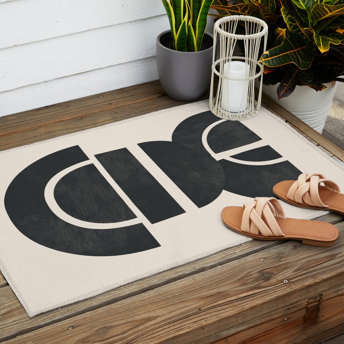 Geometric Rhythm 2 Outdoor Rug Gallery Image 2