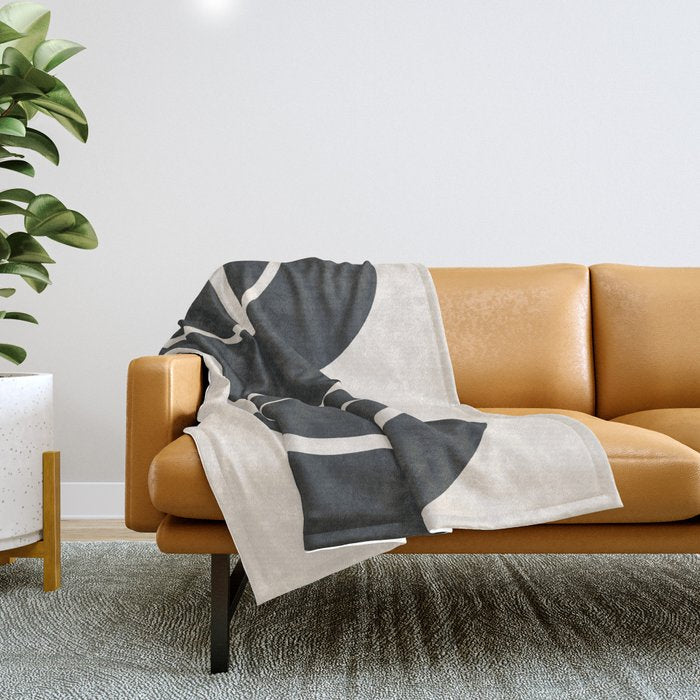 Geometric Rhythm 2 Throw Blanket Gallery Image 1