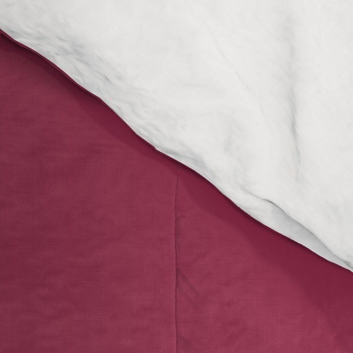 Berry Pink Solid Color Comforter Gallery Image 4