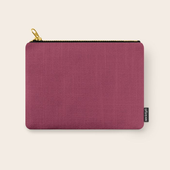 Berry Pink Solid Color Carry All Pouch Gallery Image 1