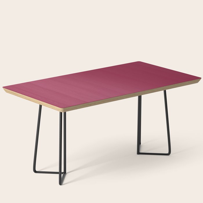 Berry Pink Solid Color Coffee Table Gallery Image 1