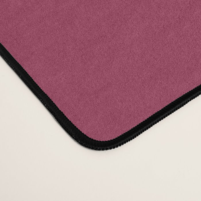 Berry Pink Solid Color Desk Mat Gallery Image 4