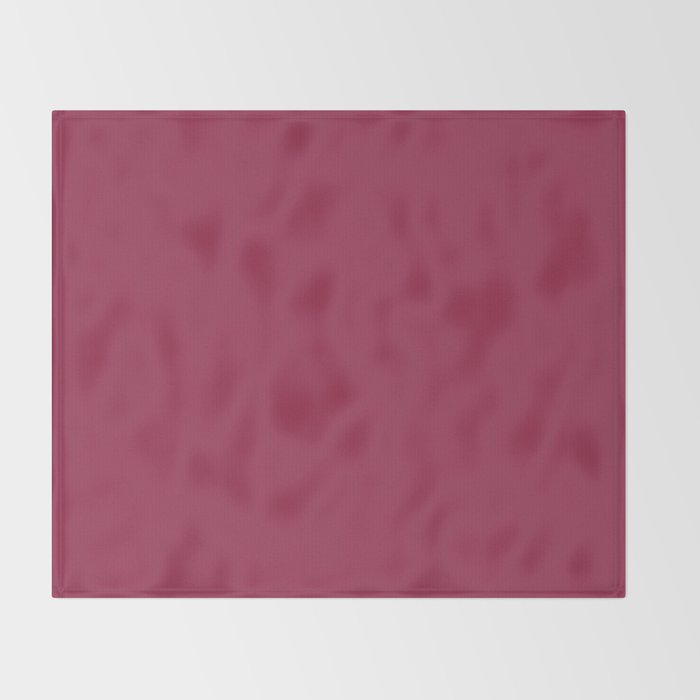 Berry Pink Solid Color Throw Blanket Gallery Image 2