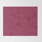Berry Pink Solid Color Throw Blanket Gallery Image 2