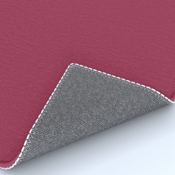 Berry Pink Solid Color Rug Gallery Image 4