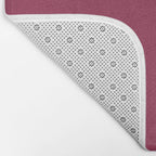 Berry Pink Solid Color Bath Mat Gallery Image 2