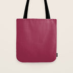 Berry Pink Solid Color Tote Bag Gallery Image 1