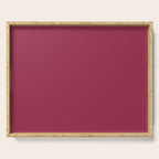 Berry Pink Solid Color Serving Tray Gallery Image 1
