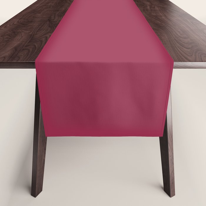 Berry Pink Solid Color Table Runner Gallery Image 1