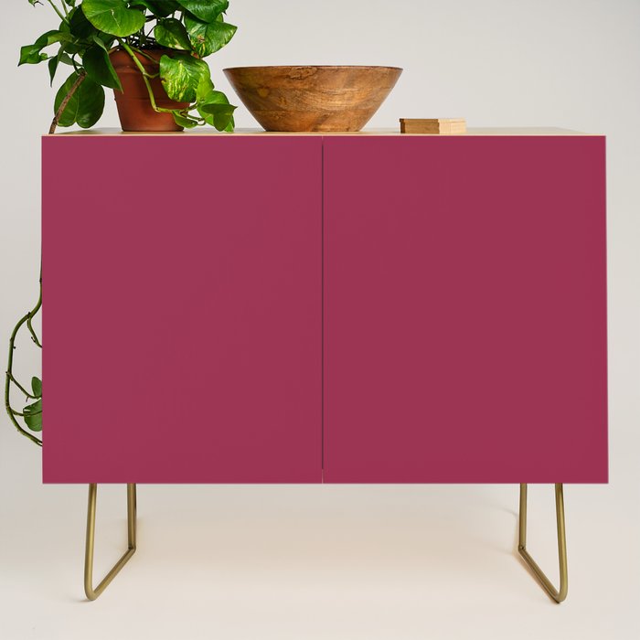 Berry Pink Solid Color Credenza Gallery Image 1