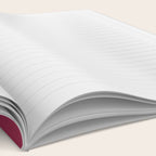 Berry Pink Solid Color Notebook Gallery Image 2