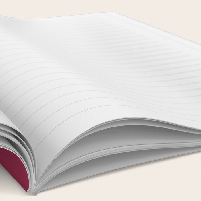 Berry Pink Solid Color Notebook Gallery Image 2