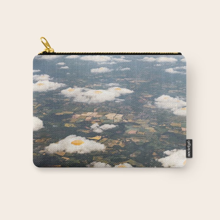 Eggy Clouds - Sunny side up clouds Carry All Pouch Gallery Image 1
