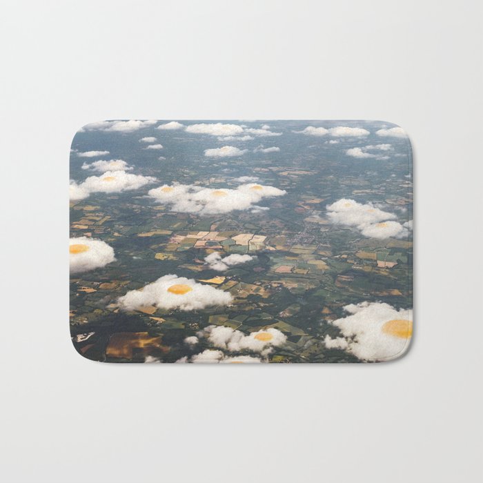 Eggy Clouds - Sunny side up clouds Bath Mat Gallery Image 1