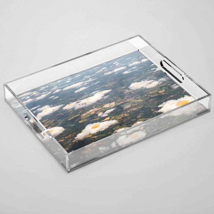 Eggy Clouds - Sunny side up clouds Acrylic Tray Gallery Image 1