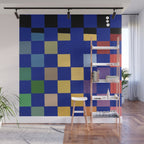 Rainbow checkerboard#1 Wall Mural Gallery Image 1