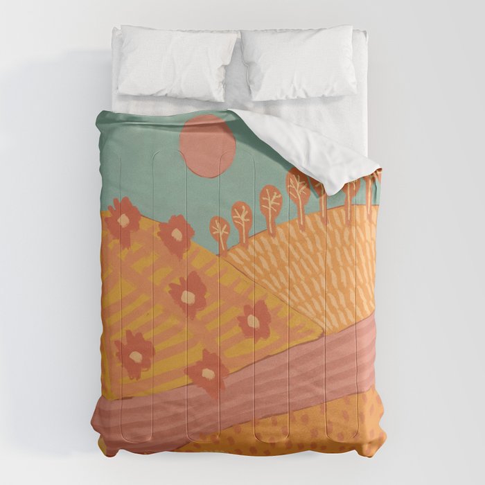 Fairy Tale Landscape #4 Comforter Gallery Image 1