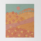 Fairy Tale Landscape #4 Throw Blanket Gallery Image 2