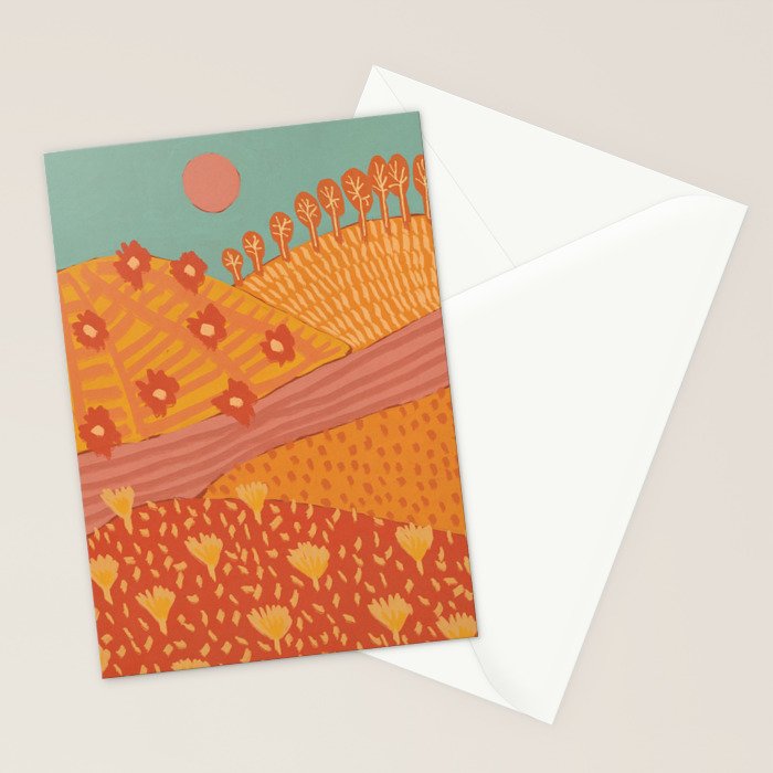 Fairy Tale Landscape #4 Stationery Card Gallery Image 2