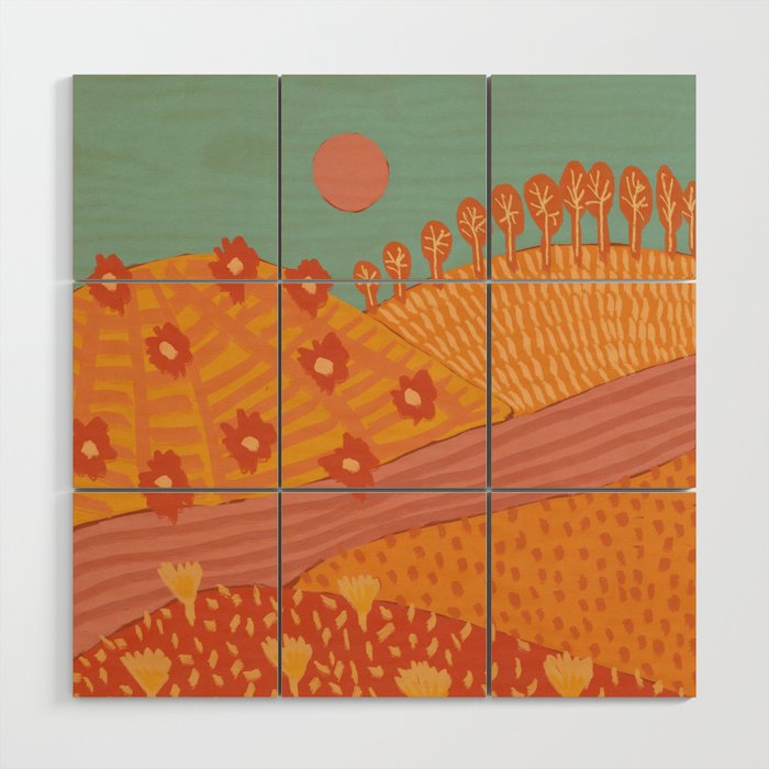Fairy Tale Landscape #4 Wood Wall Art Gallery Image 1