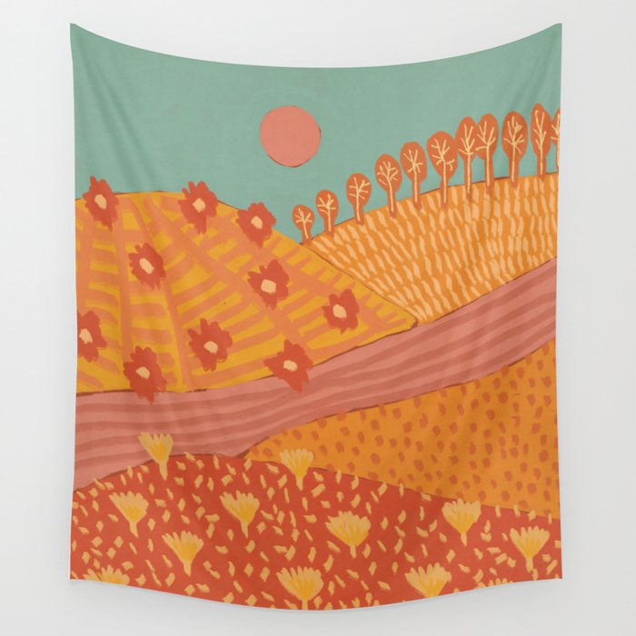 Fairy Tale Landscape #4 Wall Tapestry Gallery Image 4