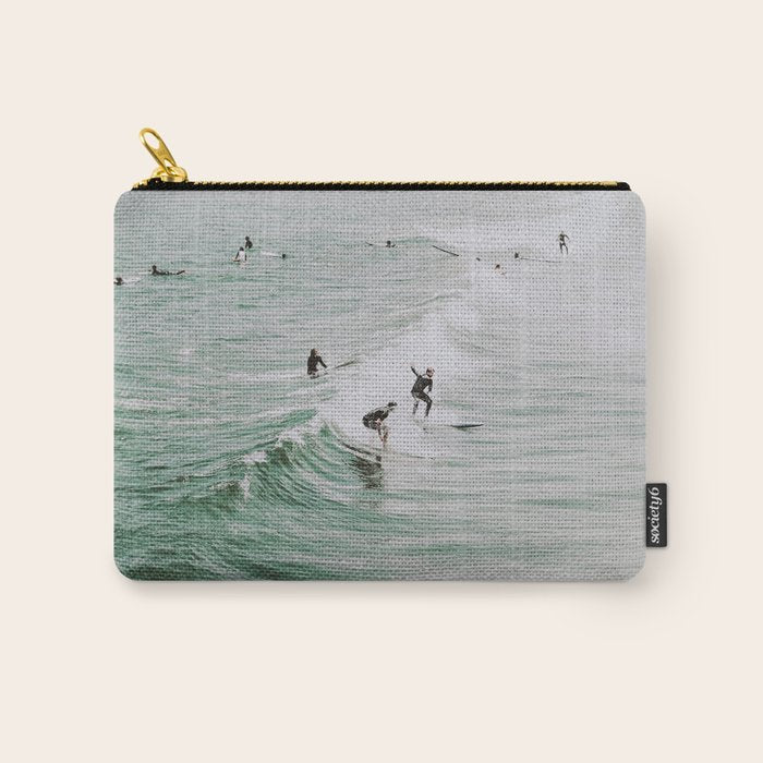 lets surf iv - venice beach - california Carry All Pouch Gallery Image 1