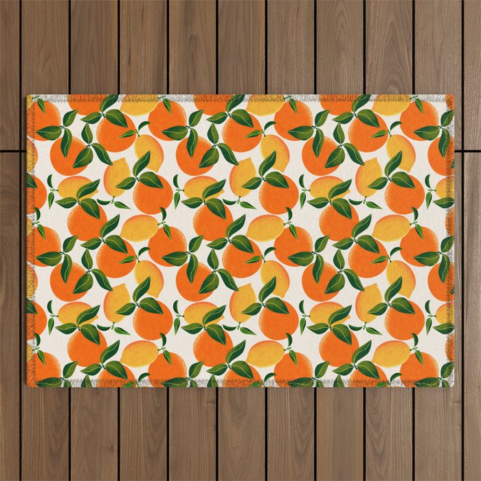 Oranges and Lemons Outdoor Rug Gallery Image 1