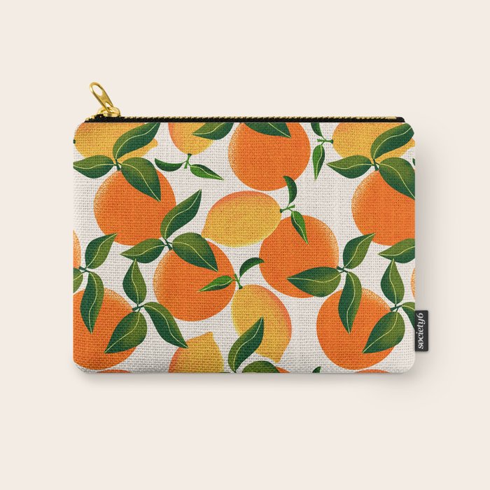 Oranges and Lemons Carry All Pouch Gallery Image 1